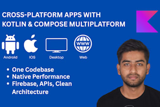 do mobile app development for android, ios using kotlin compose multiplatform