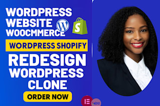 wordpress website wommerce wordpress shopify redesign wordpress clone