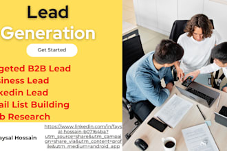 be your expert in lead generation and prospect list building