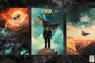 design unique music album cover art