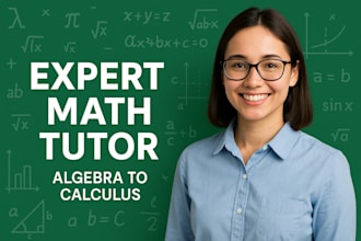 be your professional online math tutor for all levels