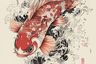 do tattoo designs and illustrations in japanese style