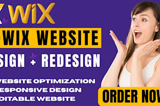 design or build a custom wix website, wix coaching website, wix ecommerce store