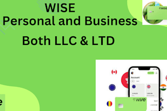 create llc and ltd both business and personal wise account