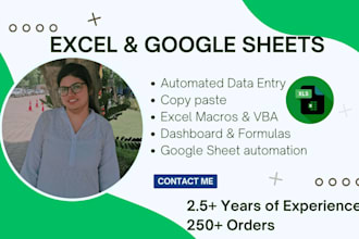 do excel, google sheet, macros, vba, copy paste job