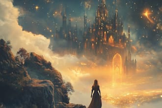 do a professional fantasy book cover design, ebook cover, and artwork