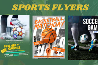 design sport flyer, football poster, basketball flyer nba event flyer in 12 hour