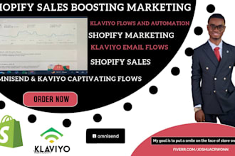 design captivating ecommerce shopify klaviyo omnisend e mail marketing flows