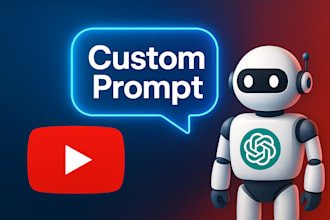 create one powerful custom chatgpt prompt for your youtube channel