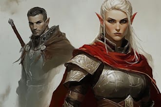 design an amazing d and d character for you