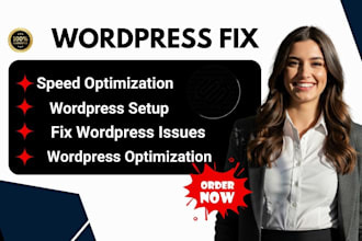 fix wordpress errors and speed issues, wordpress bug fix and website issues