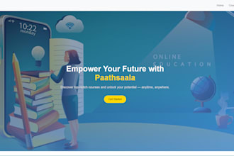 provide a full fledged dynamic website
