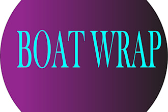 create professionally boat wrap design