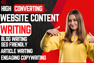 write SEO website content copywrite website article website blog
