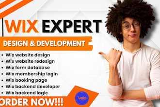 wix website design redesign wix booking wix database wix velo wix membership
