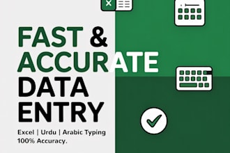 do data cleaning formatting and typing in english urdu arabic