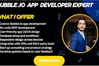 develop custom saas mvp applications using bubble