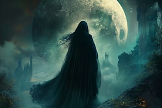 do fantasy book cover, thriller book cover design