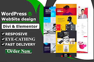 design, develop, clone a responsive wordpress website as elementor pro expert