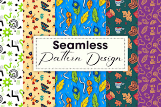 create high quality seamless repeat pattern designs