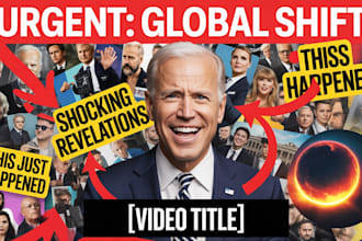 design professional youtube thumbnails for world politics and news