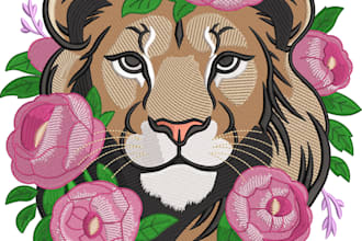 do embroidery digitizing logo, digitize image for embroidery patch design in dst