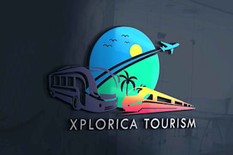 do travel agency hotel adventure outdoor photography logo design