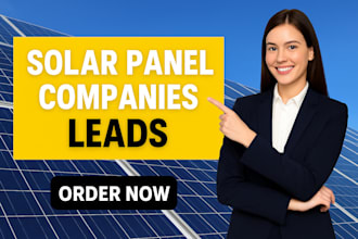 find verified leads of solar panel companies using apollo and snovio