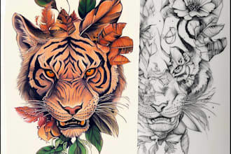 create a unique and custom tattoo design