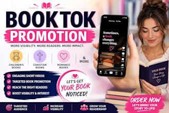 do booktok promotion for children, christian and romance books