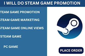 steam game promotion, game promotion, game marketing