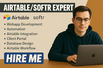 build client portal, knack, softr client portal, airtable smartsheet automation