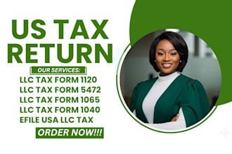 prepare and e file USA tax returns for personal, corporate and llc 1120, 5472