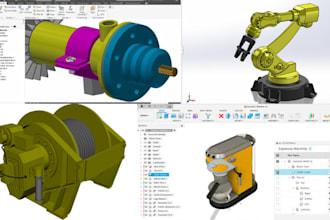do 2d design cad fusion 360 solidworks 3d hard surface mechanical inventor catia