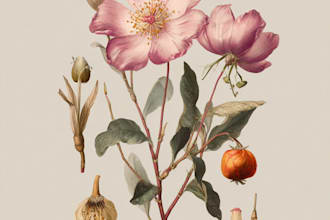 paint watercolour botanical illustrations