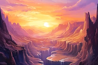 make pixel art scenery for your background art