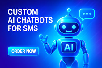 build custom ai chatbot marketing sms campaign  chatbot ivr chatbot whatsapp ai