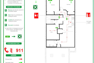 design fire evacuation plan
