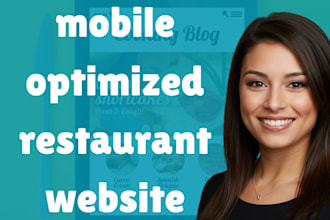 create a mobile optimized restaurant website with online ordering