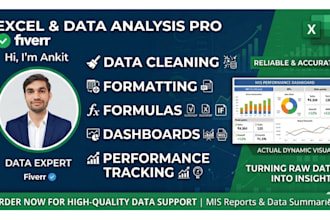 do excel data cleaning, formatting, split and merge files