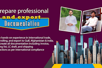 prepare professional import and export documentation