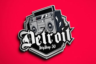 do music, band, dj, studio record, radio, and tv logo within 24 hours