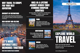design your static, dynamic and animated business flyers