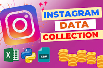 extract and collect followers and following list of  ig account