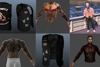 make fivem kuttes, fivem clothing, custom tattoo, mascot to ped, gta5 ped