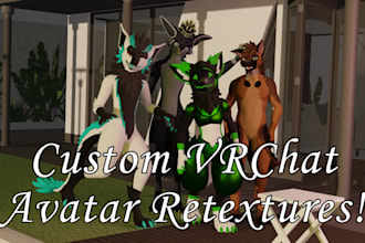 model furry vrchat avatar, vrc character, vr character, avatar design