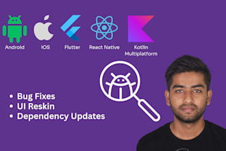fix bugs in android, ios app, reskin mobile app and update libraries