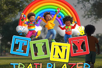 design baby shop, kids store or goods for children logo