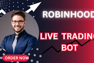 setup profitable stock trading bot, arbitrage bot, robinhood bot, etoro bot,