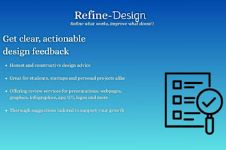 give constructive feedback on graphic design choices